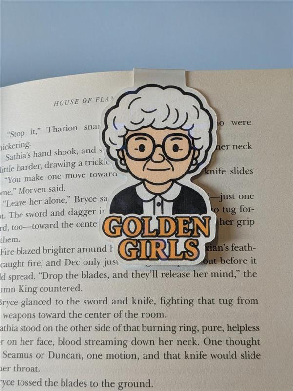 Golden Girls Magnetic Bookmarks | Quotes & Portraits | Dorothy, Blanche, Rose, Sophia