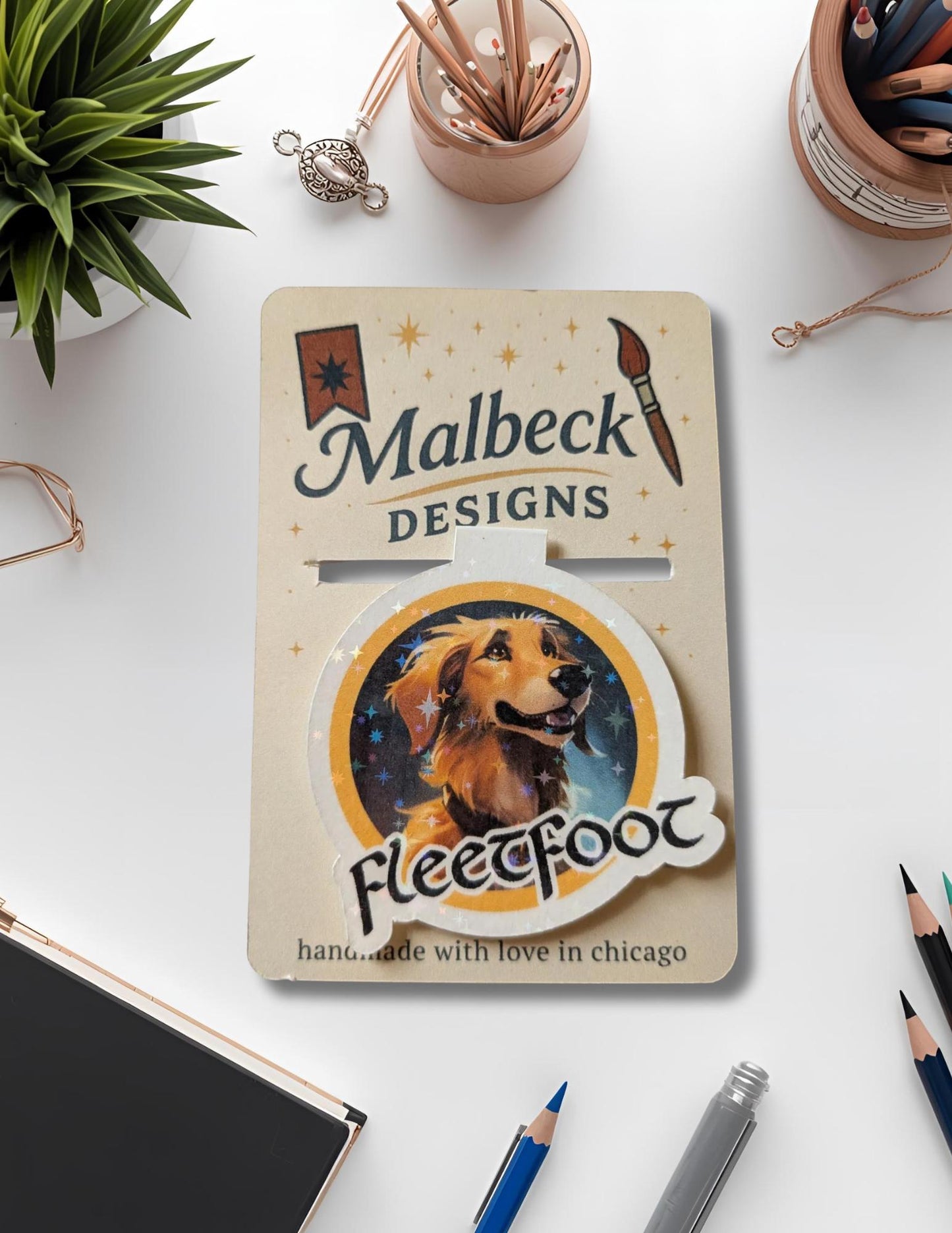 Fleetfoot Magnetic Bookmark – Throne of Glass Fantasy Gift