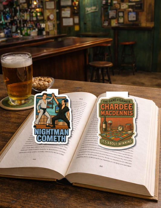 Always Sunny Inspired Magnetic Bookmarks | Funny TV Show Bookmarks