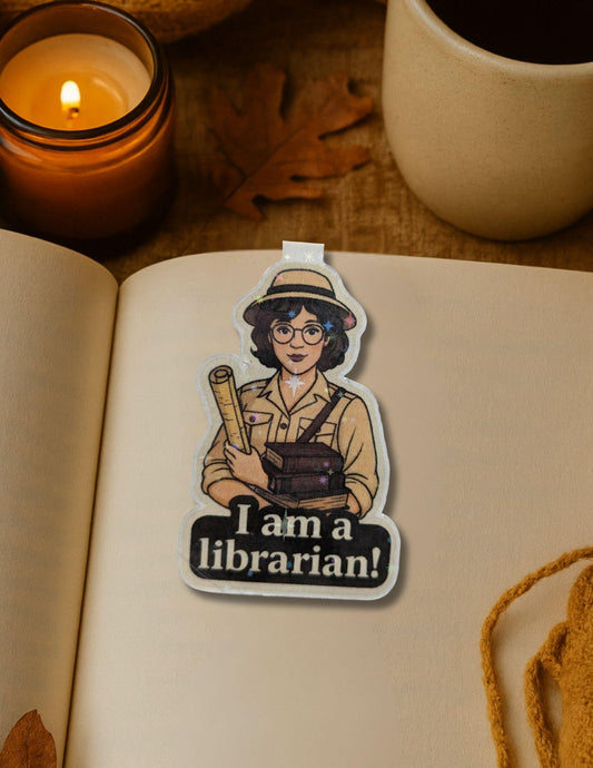 The Mummy Magnetic Bookmark Set | Rick O’Connell & Evie Carnahan | Vintage Adventure Bookmarks