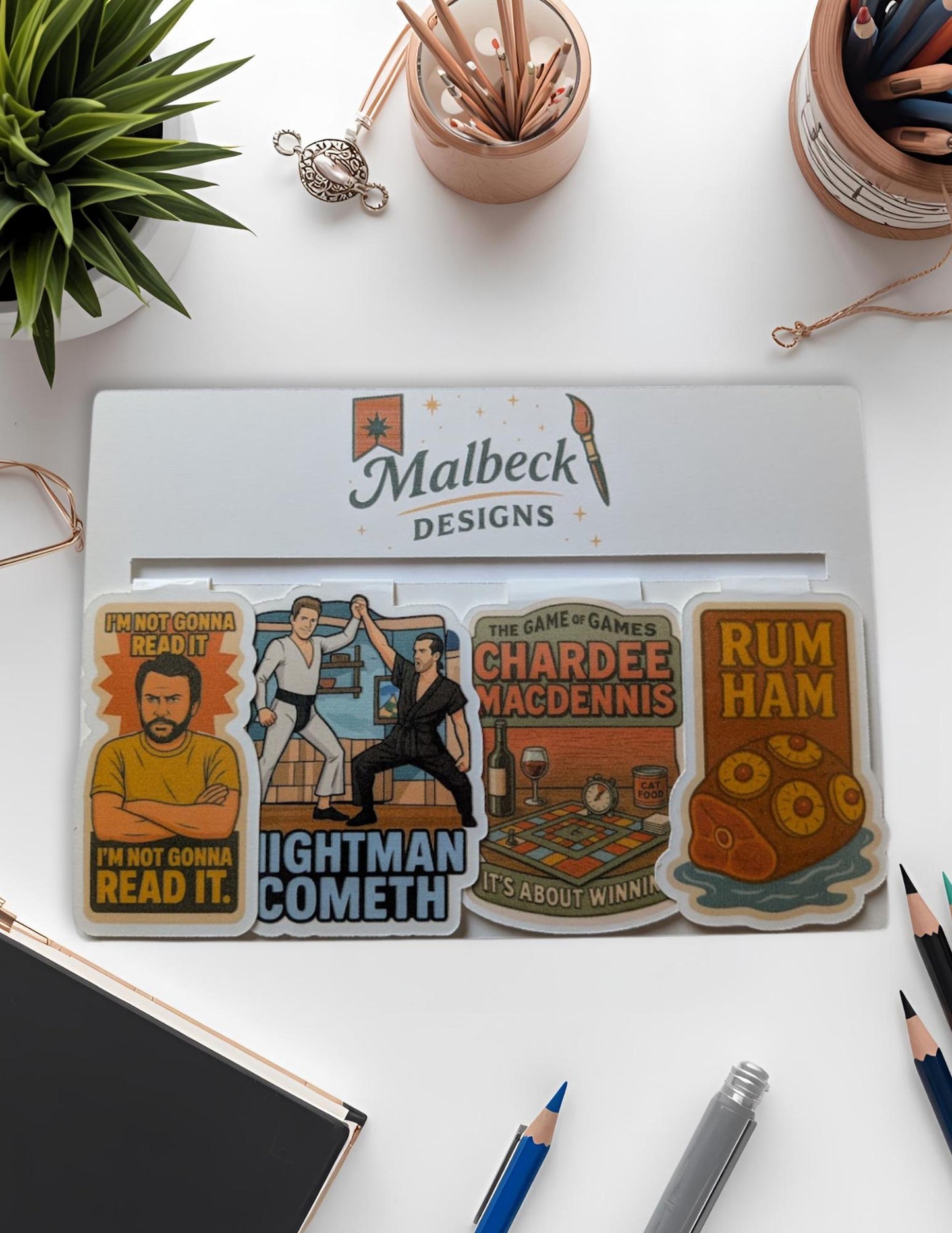Always Sunny Inspired Magnetic Bookmarks | Funny TV Show Bookmarks