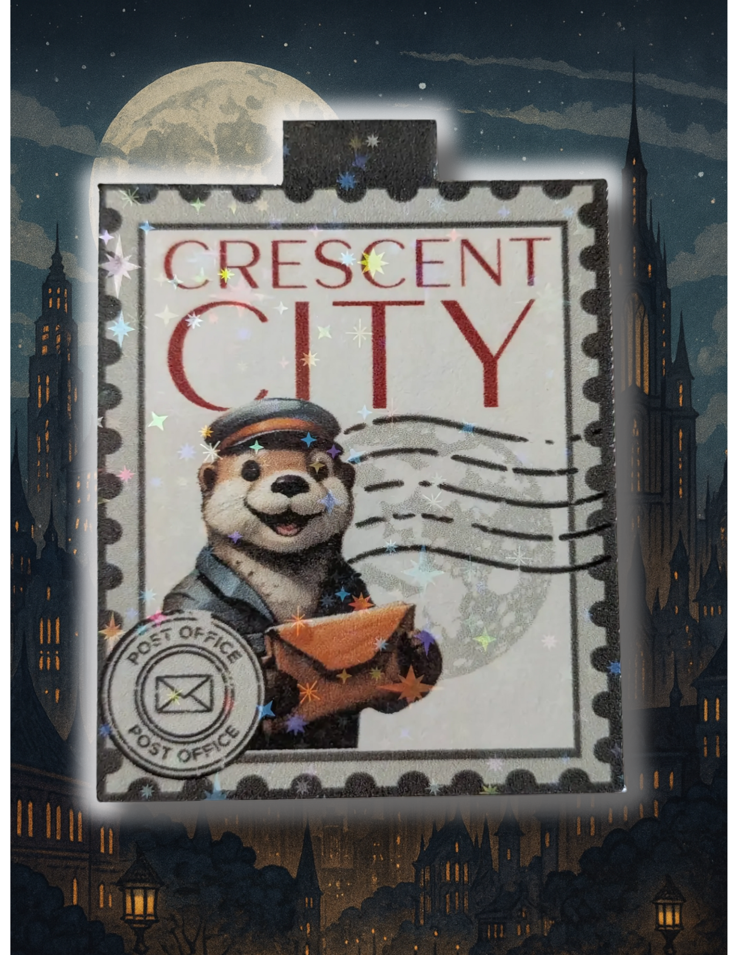 Velaris, Crescent City, Terrasen Inspired Magnetic Bookmark – Postage Stamp Design, Book Lover Gift