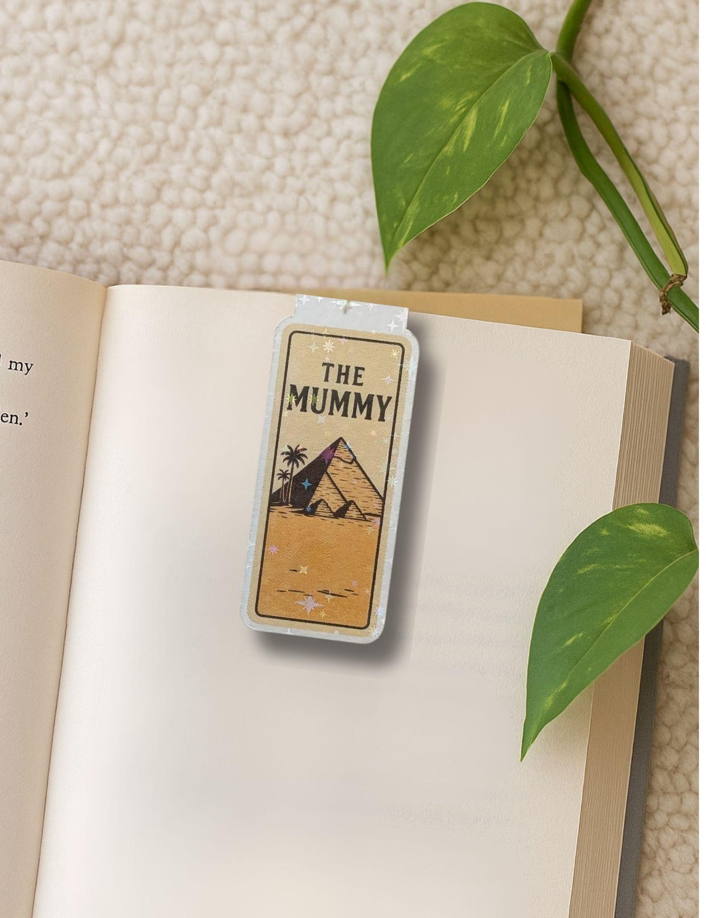 The Mummy Magnetic Bookmark Set | Rick O’Connell & Evie Carnahan | Vintage Adventure Bookmarks