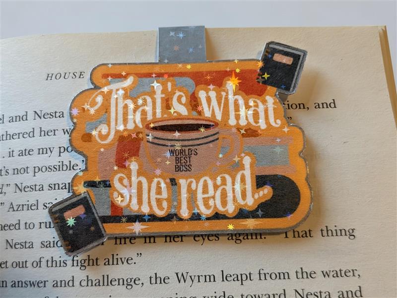 The Office Inspired Magnetic Bookmark Set, That's What She Read