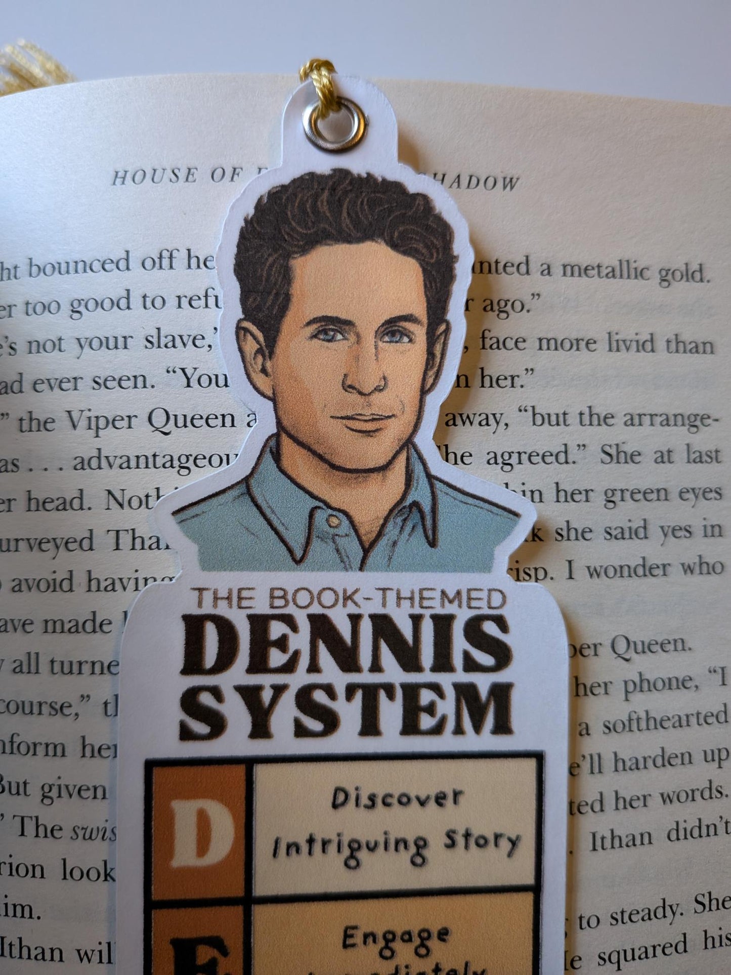 Always Sunny Bookmark: Dennis System Fan Art, Funny Gift