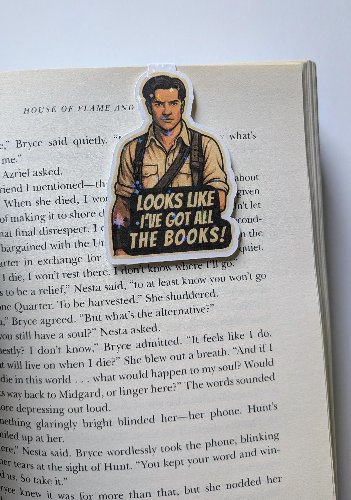 The Mummy Magnetic Bookmark Set | Rick O’Connell & Evie Carnahan | Vintage Adventure Bookmarks