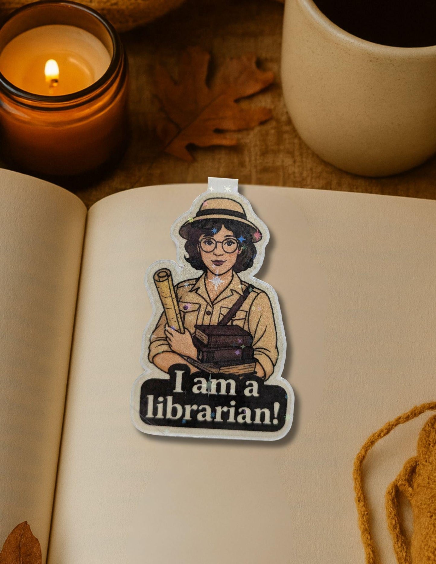 The Mummy Magnetic Bookmark Set | Rick O’Connell & Evie Carnahan | Vintage Adventure Bookmarks
