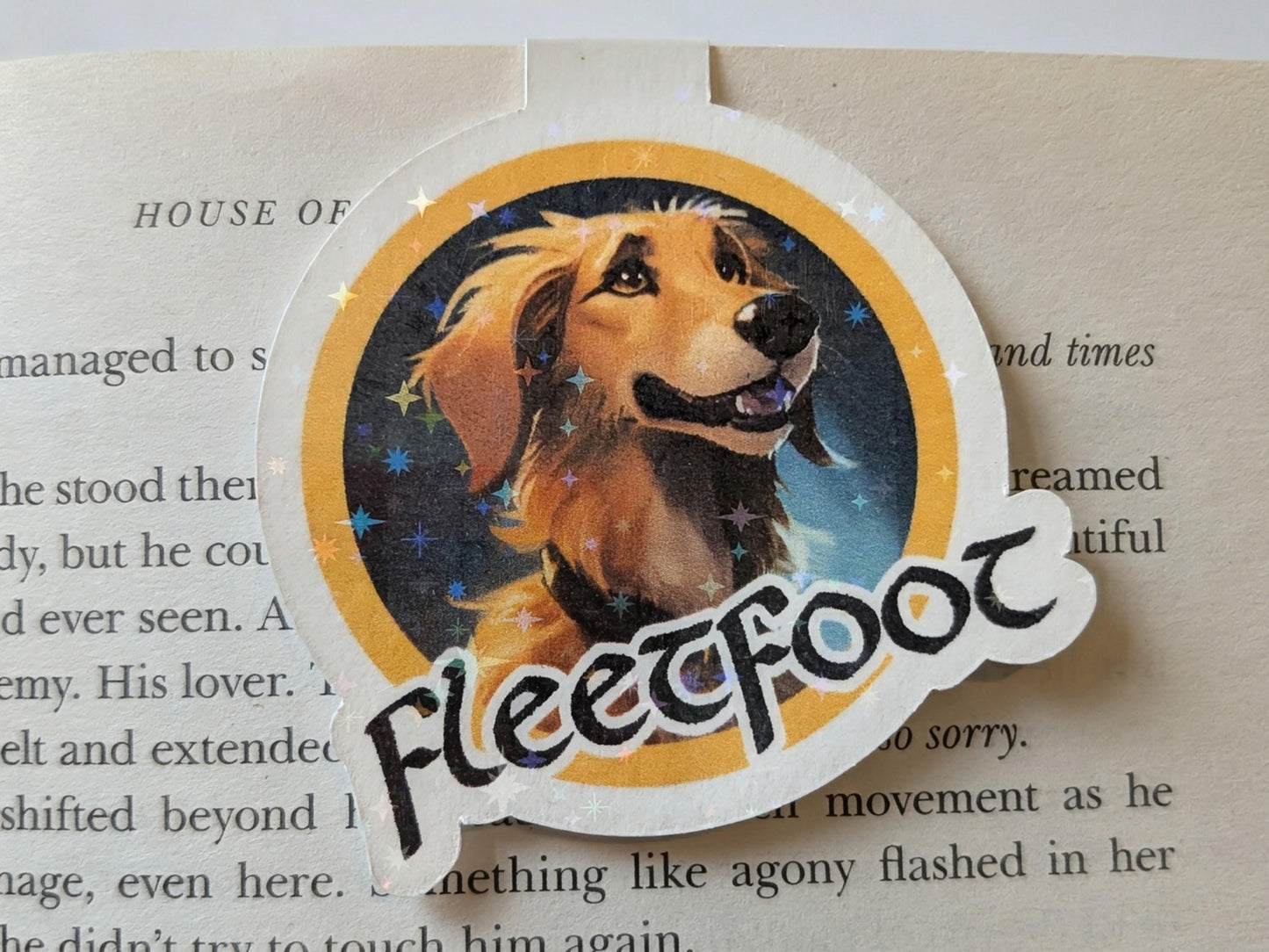 Fleetfoot Magnetic Bookmark – Throne of Glass Fantasy Gift