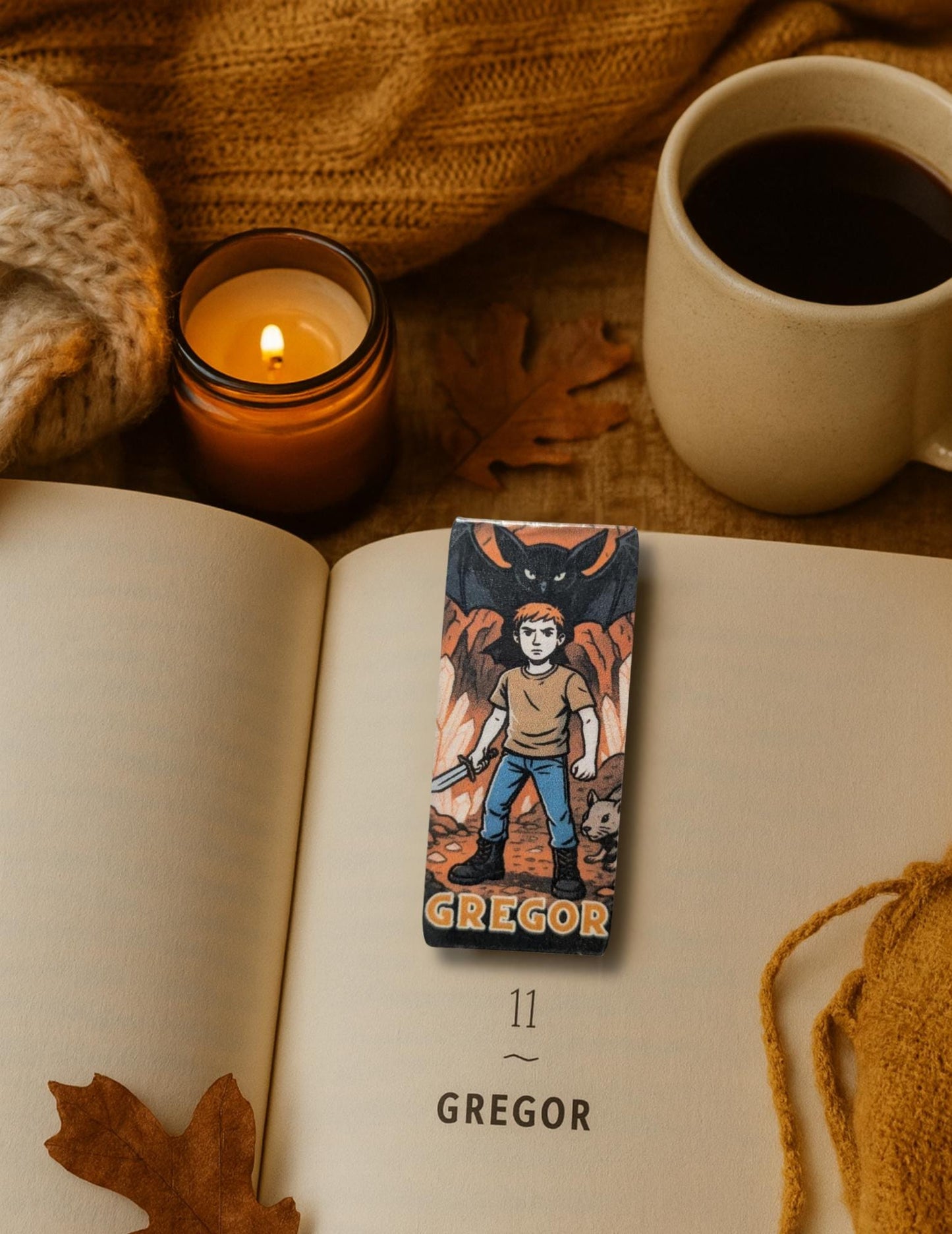 Gregor the Overlander Magnetic Bookmark Set | Fantasy Book Series