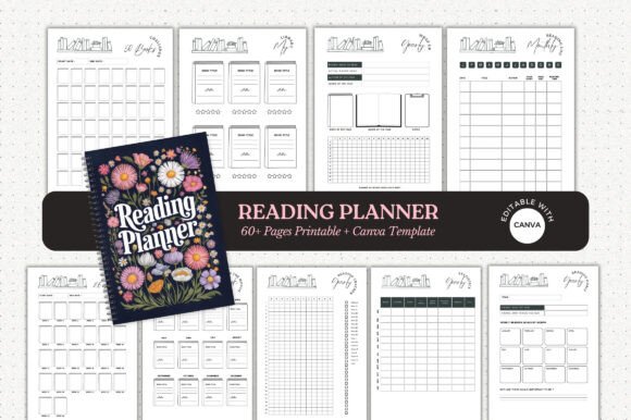 FREE Reading Planner — A5 Size (Printable PDF)