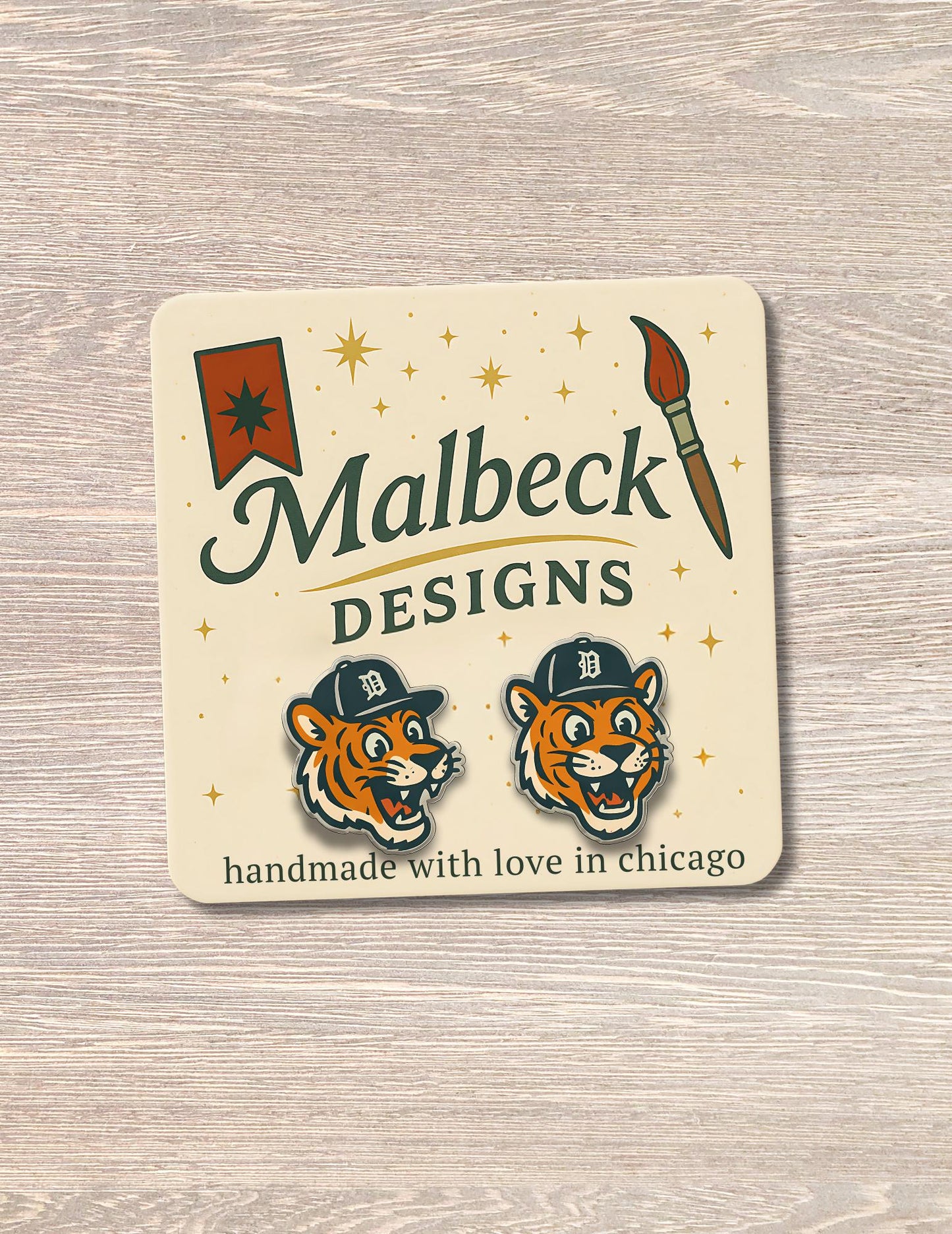 Fierce, Fun & Full of Team Spirit – Handmade Detroit Tigers-Inspired Earrings!