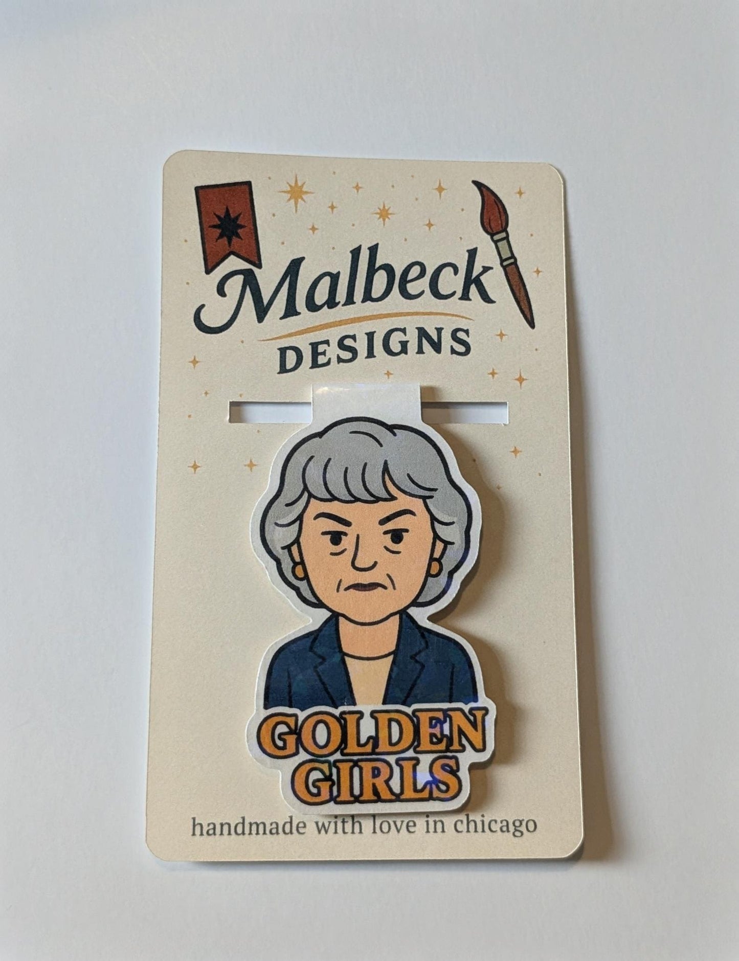 Golden Girls Magnetic Bookmarks | Quotes & Portraits | Dorothy, Blanche, Rose, Sophia