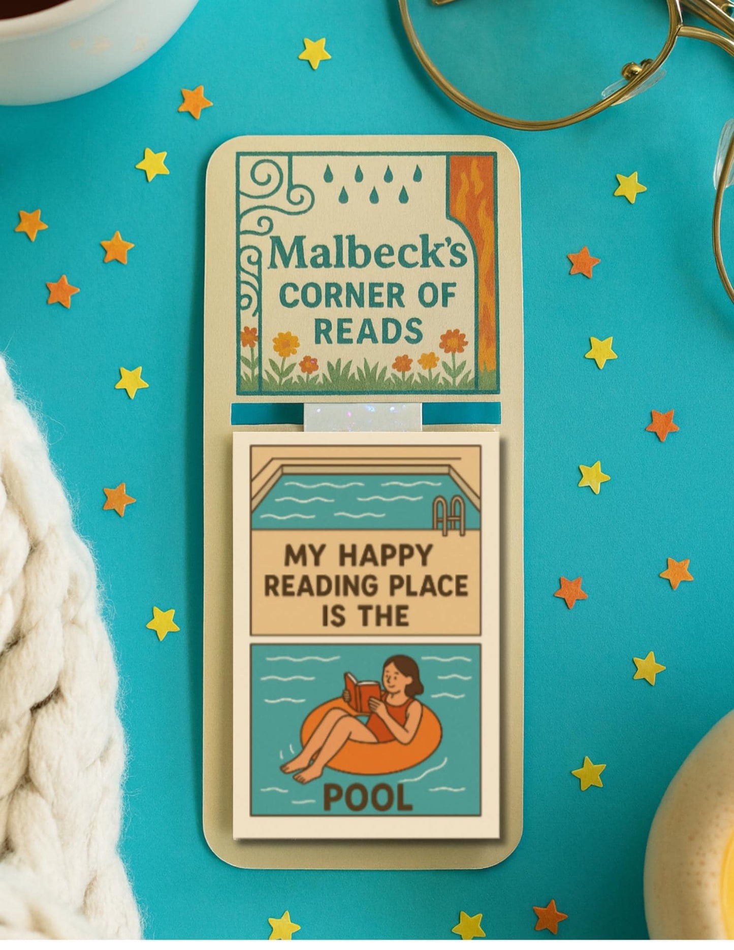 Hand-Drawn Bookmarks – Pool & Barn Reading Gifts