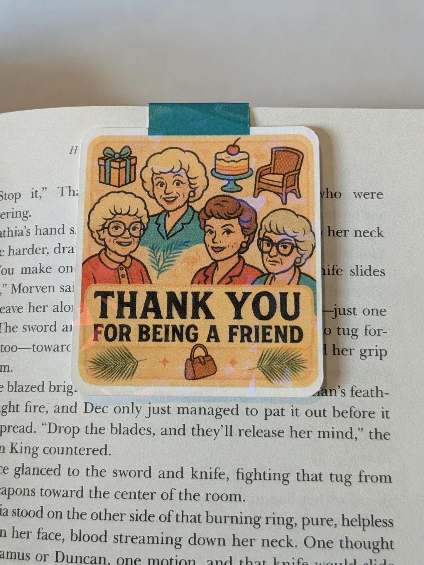 Golden Girls Magnetic Bookmarks | Quotes & Portraits | Dorothy, Blanche, Rose, Sophia