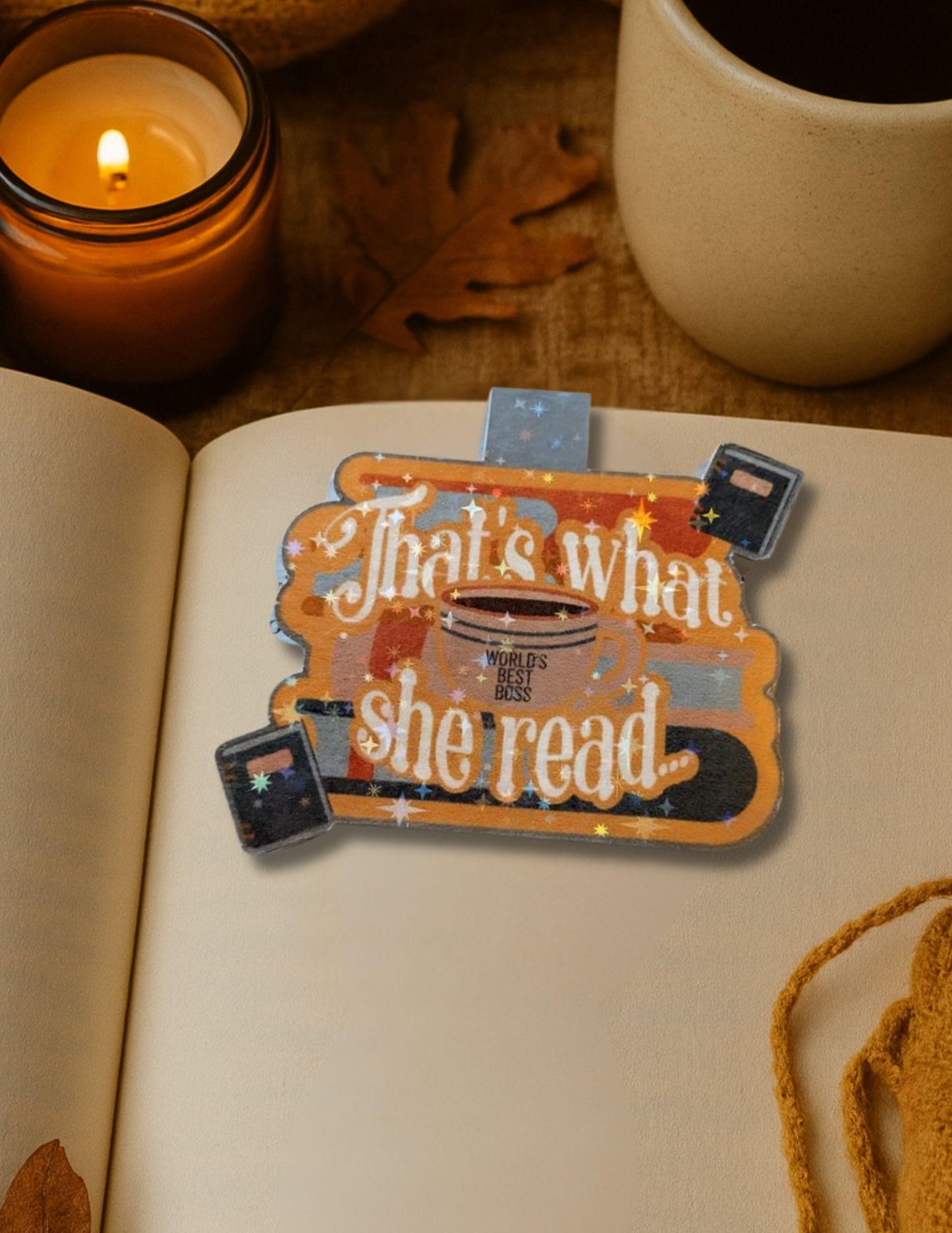 The Office Inspired Magnetic Bookmark Set, That's What She Read