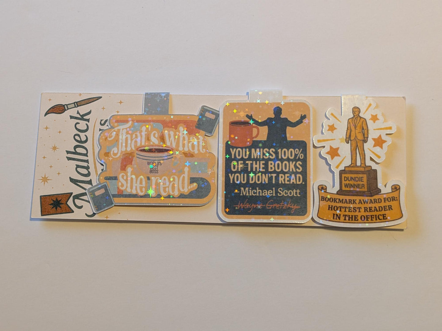 The Office Inspired Magnetic Bookmark Set, That's What She Read